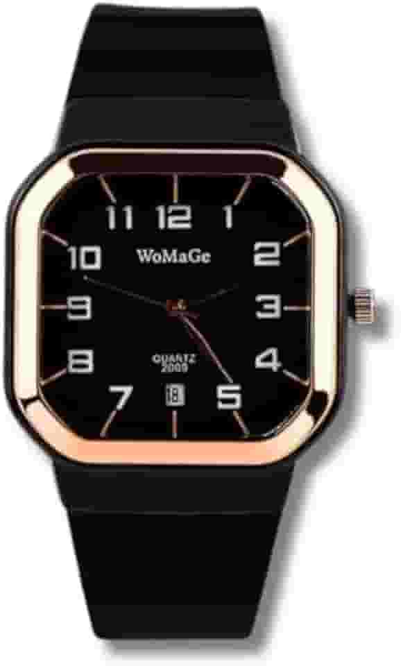 Relógio Feminino "Dare" – Estilo e Sofisticação – Silicone – Preto - Acompanha Estojo