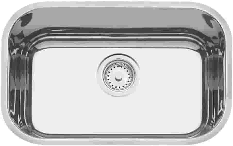 Cuba Tramontina Lavínia 47 BL em aço inox alto brilho 47x30 cm