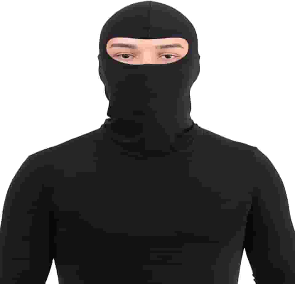 Touca Para Motoboy Balaclava Touca Ninja Motoqueiro, Máscara, Bandana,Touca Tática (PRETO)
