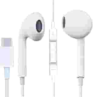 Fone de Ouvido USB-C 1ª Geração - Redução de Ruído 99,15%, Cabo Tecido Antitramado. Qualidade Premium. Compatível com Samsung, Motorola, LG e Smartphones Tipo-C