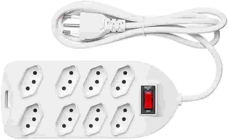 Filtro de Linha com 8 Tomadas EPE 1008+ Branco Intelbras