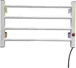 Toalheiro Elétrico 4 Barras com Seletor de Voltagem 110/220V (Branco)