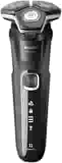 Barbeador Elétrico Masculino Philips SkinIQ S5898/17 Uso Seco e Molhado, Cabeças flexíveis 360-D, com Aparador de 5 alturas, Carregamento Rápido - Bivolt