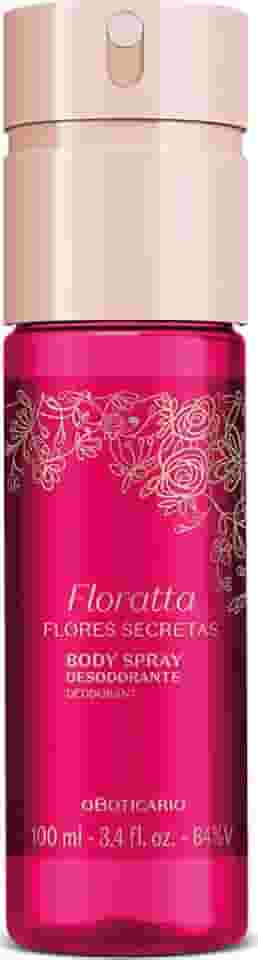 Floratta Flores Secretas Desodorante Body Spray 100ml O Boticário