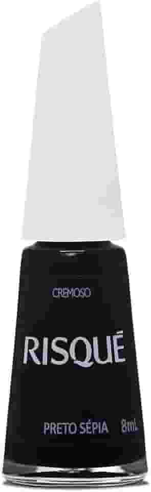 Risqué Esmalte Preto Sépia 8 Ml