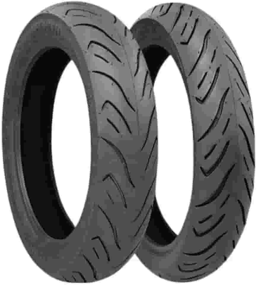 Par Pneu Moto (+ Largo) Cg 125/150/160 Titan Fan Ybr Yes