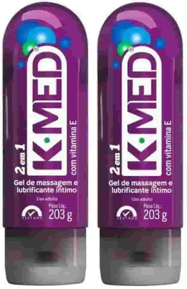 Kit 2 K-med 2 Em 1 Gel De Massagem E Lubrificante Íntimo