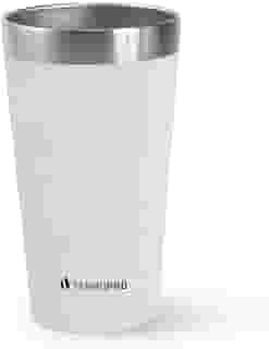 TERMOPRO Copo Térmico para Cerveja Branco 473ml Aço Inox 18/8 Isolamento a Vácuo Mantém Bebidas Geladas até 4h Alta Durabilidade Design Premium Livre de BPA Lava-Louças