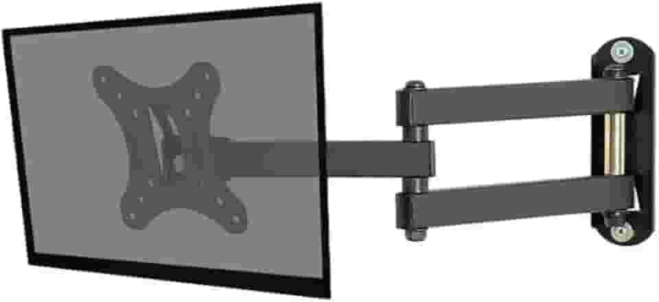 Suporte Articulado de Parede para TV e Monitor (10" a 26") - VESA Universal, Giro 180º, Inclinável e Extensível
