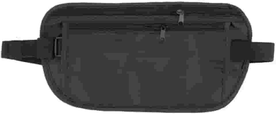Pochete doleira Porta dinheiro Preto-cinto elástico