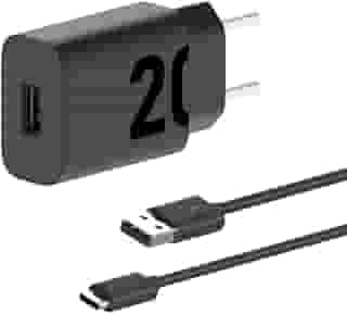 Motorola, Carregador Turbo Power 20W, Cabo 1 Metro, Porta USB-A, Cabo USB-C