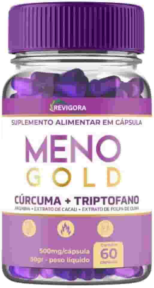 MenoGold - Suplemento Cápsulas para Menopausa - 60 Caps