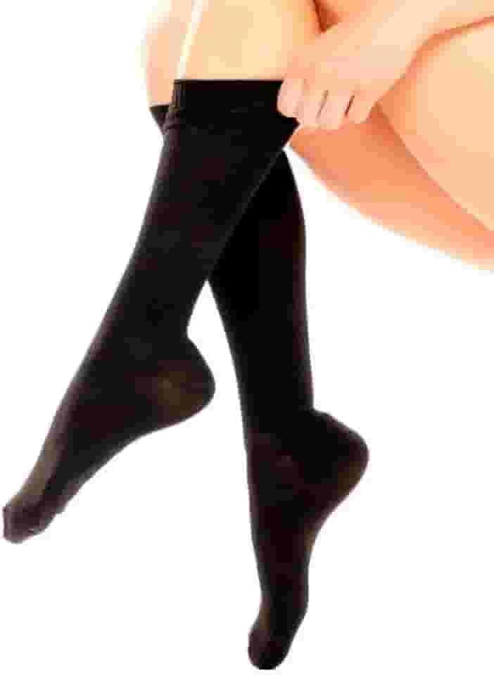 MEIA DE COMPRESSAO 3/4 PARA VIAGEM TRAVEL SOCK