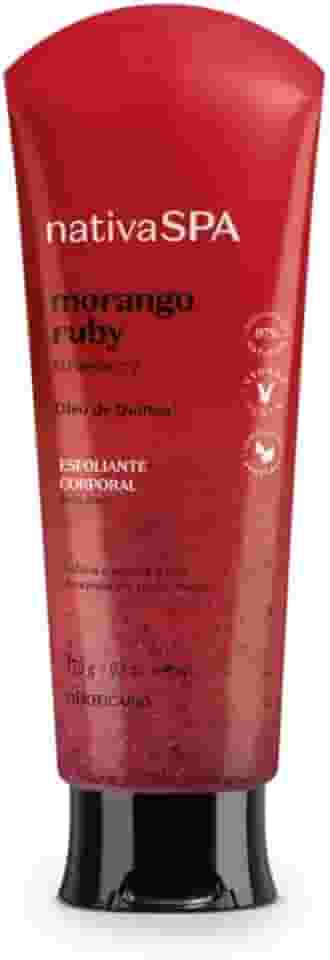 Nativa SPA Esfoliante Corporal Morango Ruby, 175g