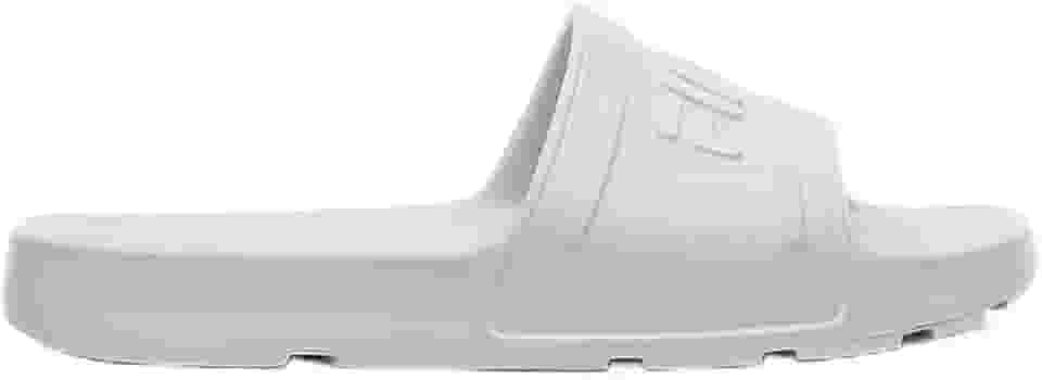 Chinelo Feminino Sleek Slide Branco Prata Verde Fila F02SD00011-6426