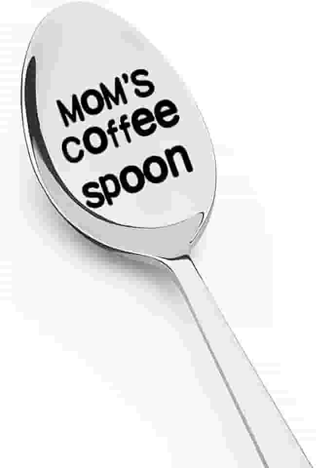 Colheres de mãe presentes de filha e filho - colher de café para mãe, presente de aniversário e dia das mães para mãe, mãe, amantes de café, presentes para sua mãe, colheres de café gravadas