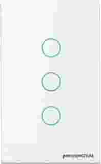 Interruptor Smart Wifi Inteligente Touch Nova Digital 3 botões Lite BR 4x2