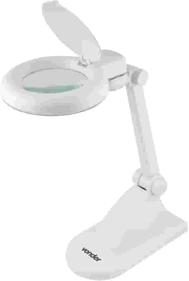 Lupa Articulada Com Led, Bivolt, Com Base Para Bancada, Vonder.