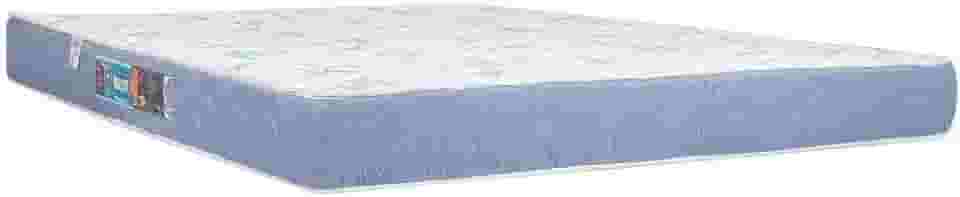 Colchão Casal Sleep Max Espuma D45 138x188x15cm Branco/Azul - Castor