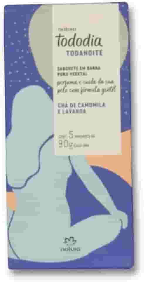 Sabonete em barra Tododia Todanoite Cha de camomila e lavanda