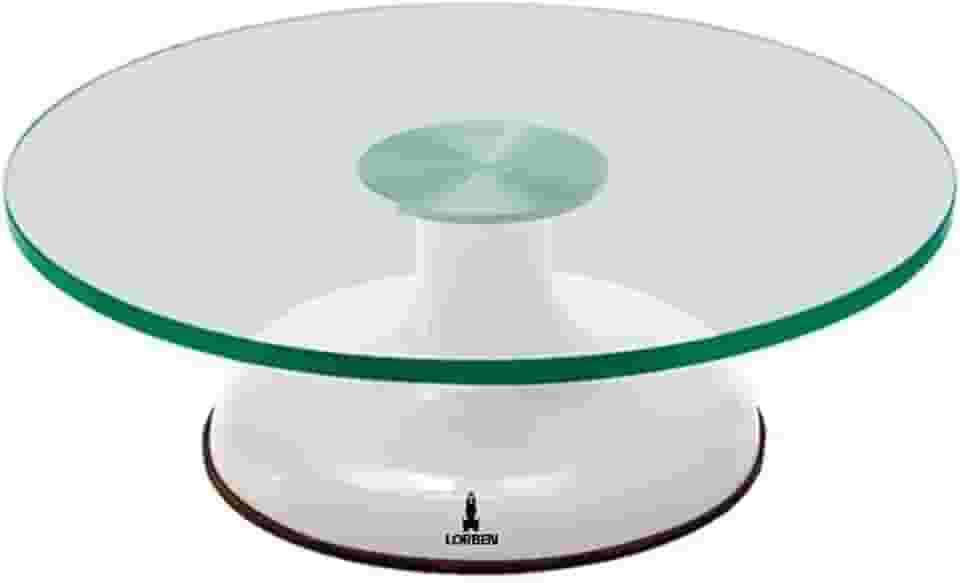 Bailarina Giratória Bolo Torta Vidro Rolamento Duplo Lorben