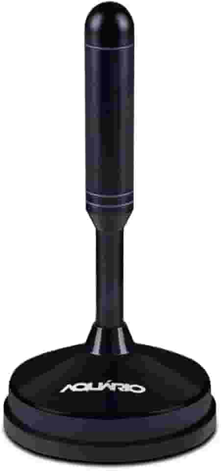 Aquario DTV-100 - Antena Interna TV Digital HDTV Cabo com Conector F Macho, Preto