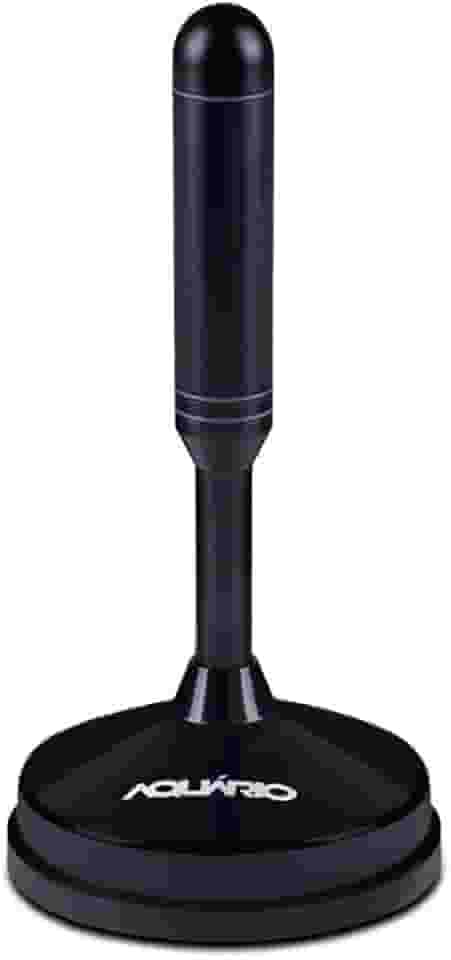 Aquario DTV-100 - Antena Interna TV Digital HDTV Cabo com Conector F Macho, Preto