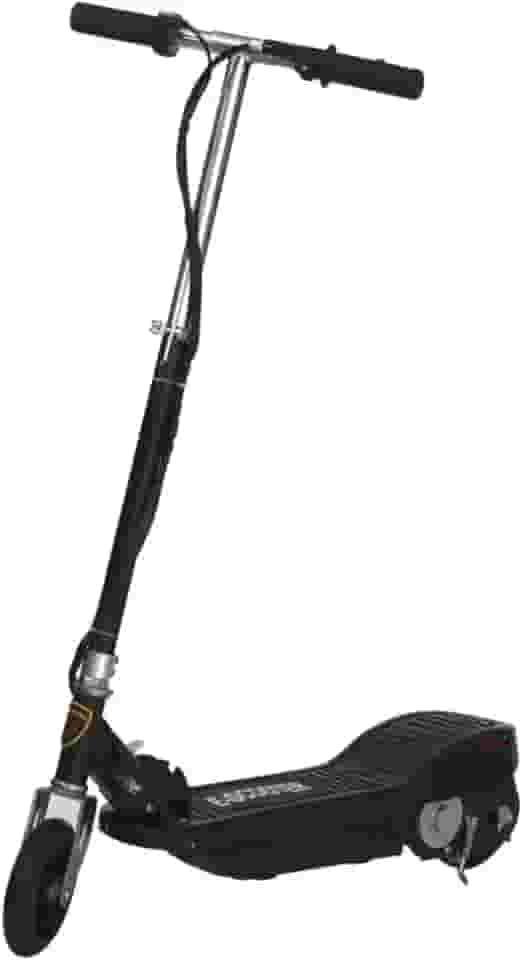 Patinete Elétrico Infantil Dobrável Recarregável, Scooter Motorizado Preto e Cinza, 95x75x37cm