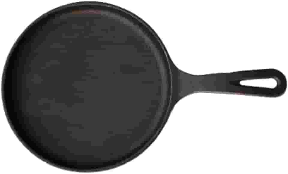 Frigideira Ferro Tapioca Tapioqueira Chapa Pra Bife Carne Ovos Tapioca 20 cm Cabo Ferro