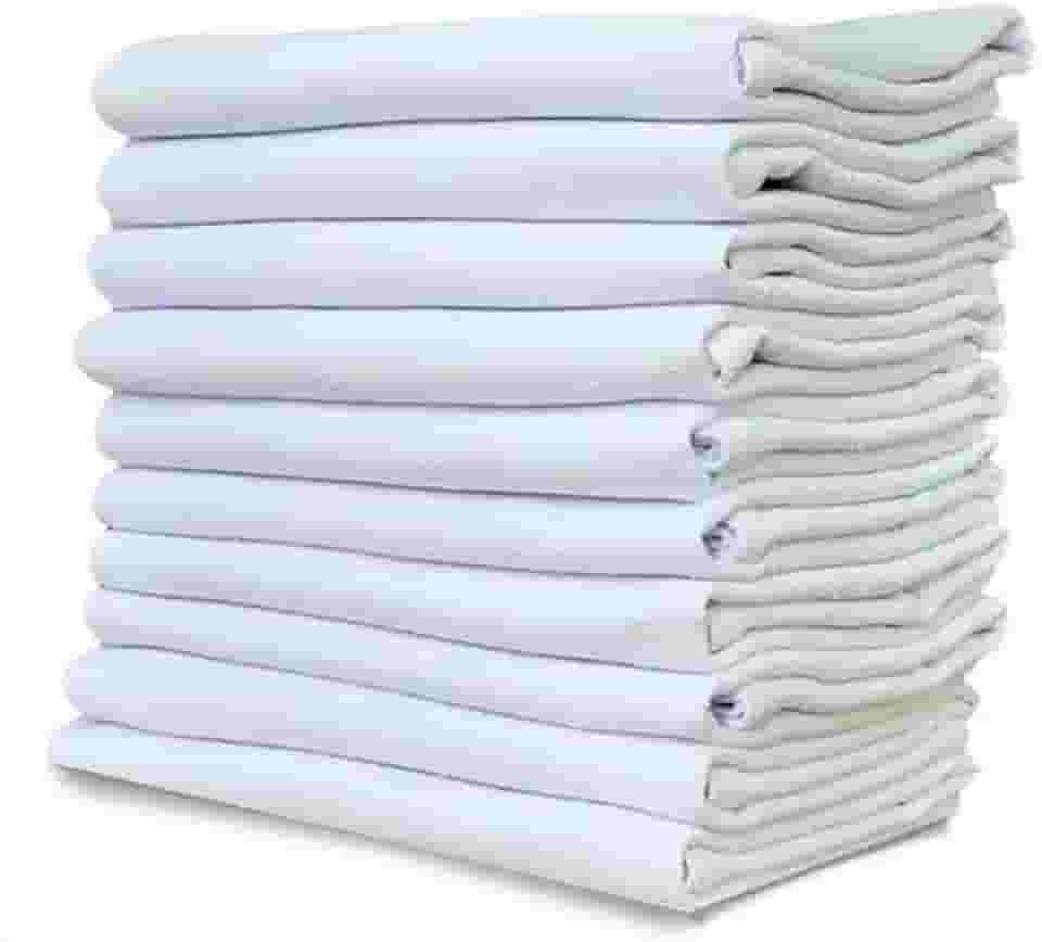 Kit 20 Panos Prato Liso Branco Santa Margarida SM08