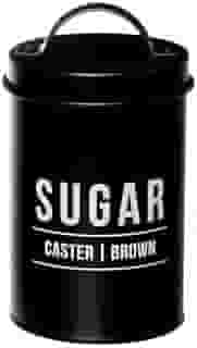Pote para Açúcar Manhattan em Aço Galvanizado Preto 900ml POTE177PT - Hauskraft