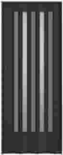 Porta Sanfonada Pvc Translúcida 210x60cm Bcf Preto