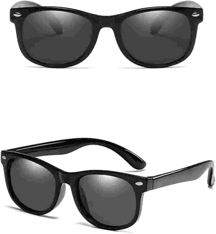 Óculos de Sol Infantil Flexíveis Polarizados - Proteção UV400 para Crianças - Conforto e Estilo