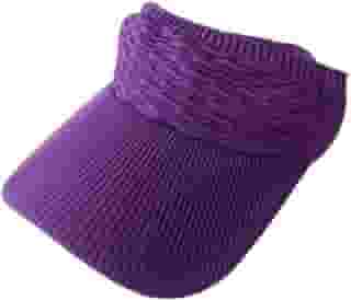 Visor Viseira Esportiva Feminina Aba Longa Corrida Praia Tenis Volei Piscina Proteção Solar Chapeu Ajustavel Rabo de Cavalo Acessorio Fitness Touca