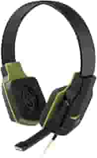 Headset Gamer P2 Preto/Verde Multi - PH146