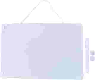 Lousa Branca Infantil Magnética 30cm x 20cm Com Alça E Caneta Com Tampa E Apagador + 2 Imãs Para Fixar Lembretes Quadro Branco Para Crianças Linha PREMIUM SYANG