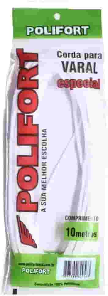 Corda Reforçada Para Varal Parede Quintal Teto - 10 Metros