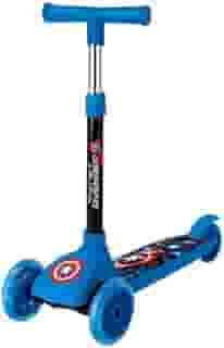 Patinete Infantil 3 Rodas com Led Heróis Marvel Princesas