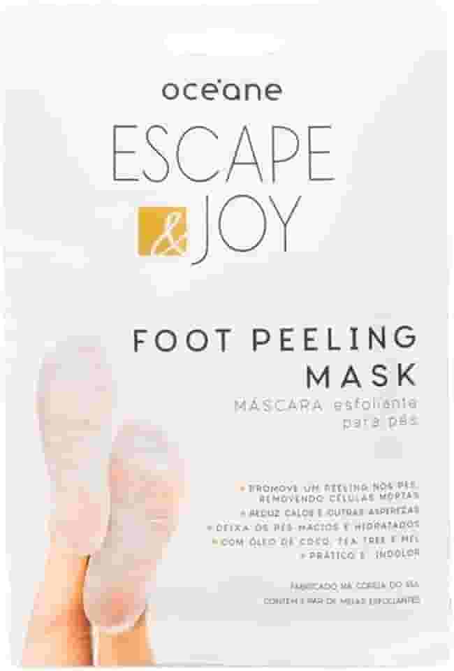 Océane Máscara Esfoliante para Pés com Óleo de Coco - Foot Peeling Mask 1 Par