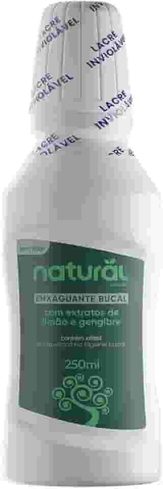 NATURAL Enxaguante Bucal com Extratos de Limão e Gengibre - Limpeza Completa e Proteção Refrescante - Cuidado Natural Diário para Saúde Bucal - 250ml