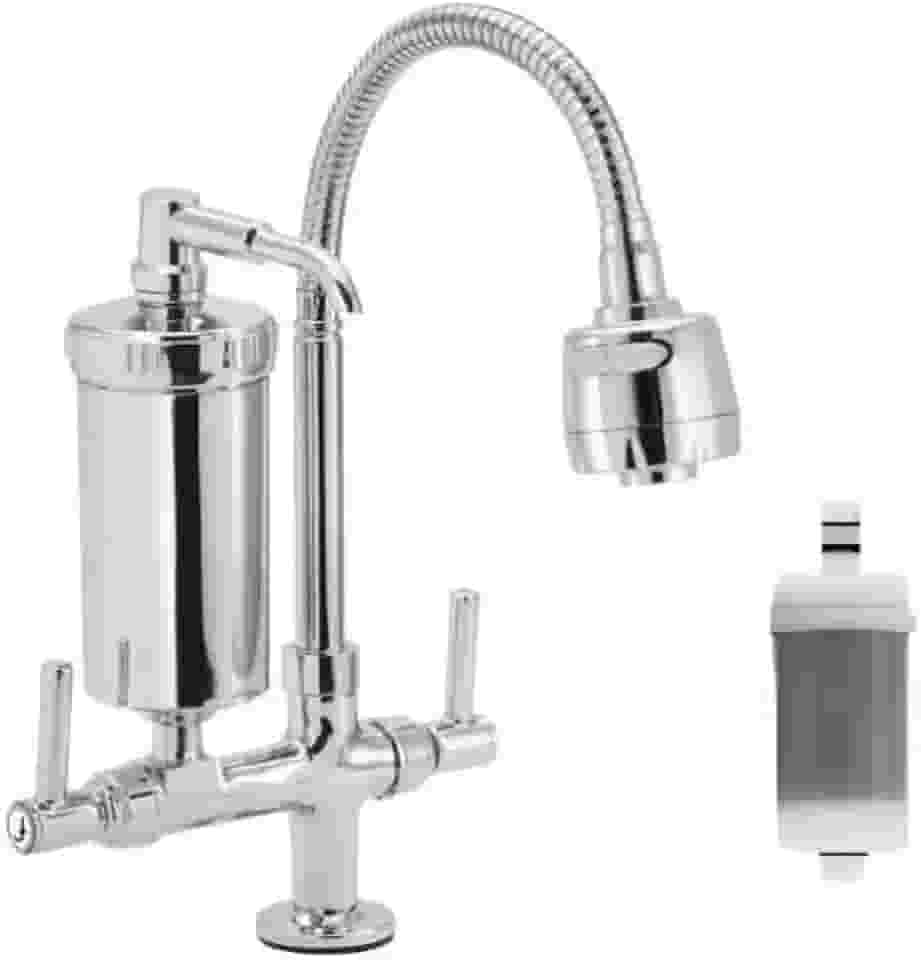 Torneira Cromada Com Filtro Para Cozinha, Torneira de Bancada Com Filtro