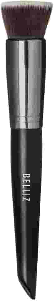 Pincel Kabuki Reto, Belliz, Preto/ Cinza/ Branco