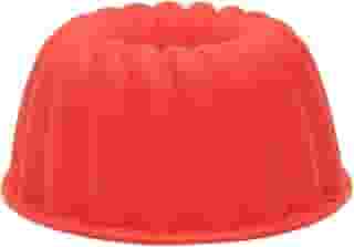 Mimo Style Forma de Silicone Vermelha de Assar Para Pudim, Pode ser Usada para Flan, Bolo, Pastas, Cremes - Antiaderente com 10cm de Diâmetro e Capacidade de 240 ml Flexivel e Resistente
