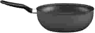 Frigideira Wok Rochedo Robusta Grafite 25cm com Antiaderente Resist 3X, Reforçado com Partículas Minerais, Alta Espessura, Base Limpa Fácil e Thermo-Sinal