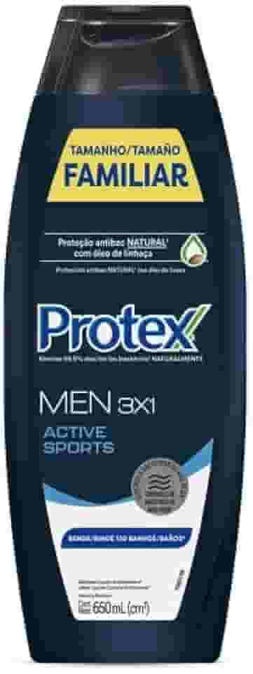 Sabonete Líquido Masculino Antibacteriano para Corpo Protex Men Sport 650ml