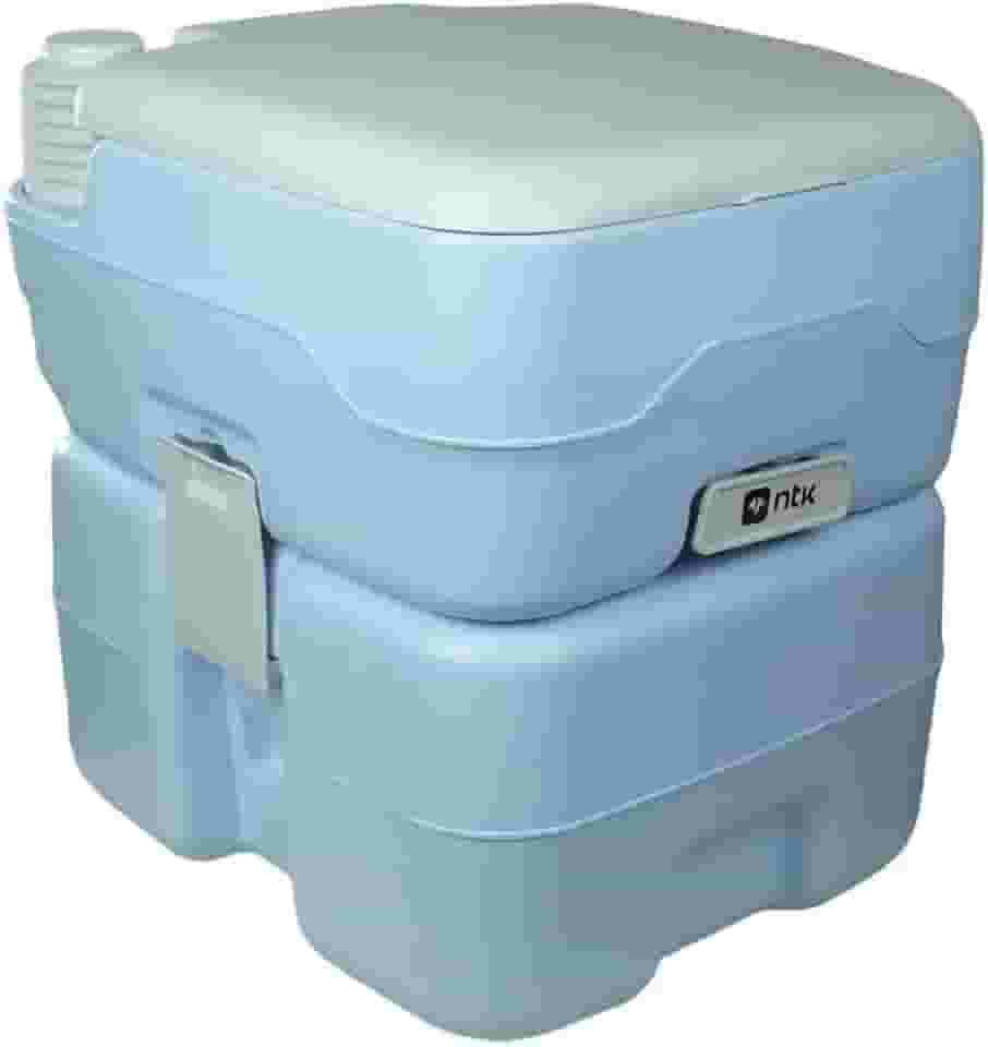 Nautika, Banheiro Químico, Ecocamp 20L, Vaso Sanitário Portátil, Suporta Até 120Kgs, Ideal Para Pescarias, Campings, Barcos, Viagem e Atividades Outdoor, Feito Em Polietileno