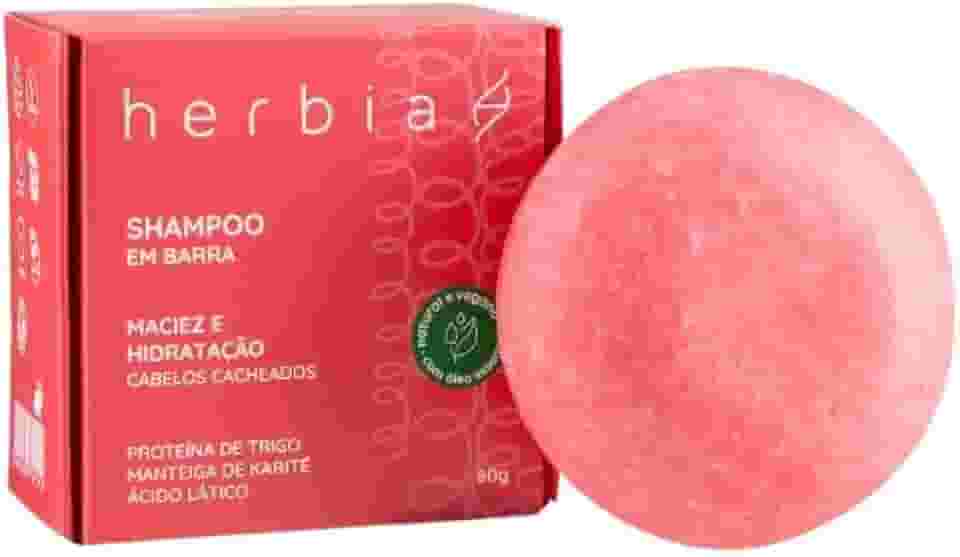 Shampoo em Barra para Cabelos Cacheados Herbia 80g