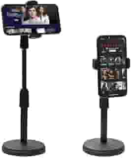 Suporte Articulado 360° para Celular – Ajustável, Resistente, Ideal para Escritório, Lives e Reuniões