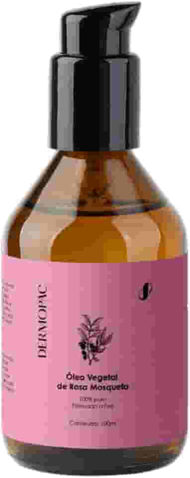 Dermopac Óleo Vegetal de Rosa Mosqueta, 100% Puro Natural, Hidratante Facial e Corporal, 100ml