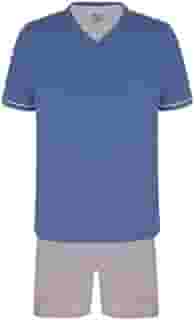 Conjunto de pijama Curto - Gola V LupoMasculino